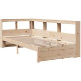  Knjižna postelja brez ležišča 90x200 cm trdna borovina | Shoptok.si