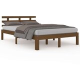  Posteljni okvir medeno rjav iz trdnega lesa 200x200 cm, (20647300) | Shoptok.si