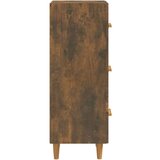  Komoda boja dimljenog hrasta 34 5x34x90 cm konstruirano drvo | shoptok.hr