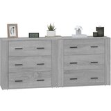 Komoda 2 kosa siva sonoma inženirski les | Shoptok.si