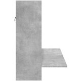 vidaXL Zidni radni stol siva boja betona 105x48x75cm konstruirano drvo | shoptok.hr