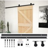 Furnova Drsna vrata s kompletom vodil 90x210 cm trdna borovina, (21945043) | Shoptok.si
