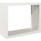 vidaXL stojalo za drva belo 100x40x80 cm jeklo | Shoptok.si