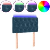  LED uzglavlje tamnoplavo 80x7x78/88 cm baršunasto | shoptok.hr