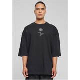 Merchcode Men's T-shirt Spring Rose Huge - black Cene