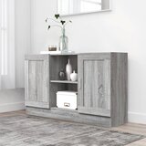 vidaXL komoda siva sonoma 120x30,5x70 cm konstruiran les Cene