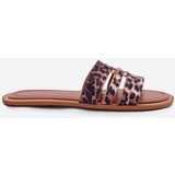 Boto Flat Women's Slippers With Gold Detail Leopard Noroti | shoptok.hr