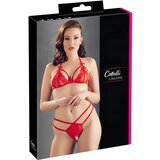 Cottelli otvoreni komplet grudnjaka od čipke (crveni) - XL | shoptok.hr