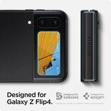 Spigen Zaščita zaslona GLAS.tR Polno prekrivno steklo + folija za tečaje za Galaxy Z Flip 4 | Shoptok.si