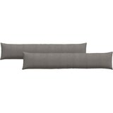  Jastučići za sofu 2 pcs Svijetlo siva 200 x 40 cm | Eponuda.com