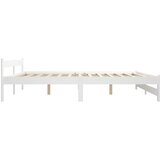  Okvir za krevet od masivne borovine bijeli 160 x 200 cm | Eponuda.com