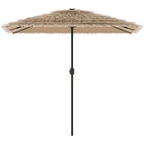  Vrtni suncobran LED s čeličnom šipkom smeđi 248x248x248 cm | Eponuda.com