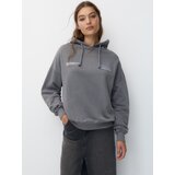 Pull&Bear Majica dimno modra / siva / bela | Shoptok.si