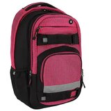 Spirit campus crno-ružičasta zaobljena školska torba, ruksak 46x33x22cm | shoptok.hr