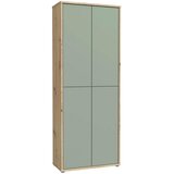 Modern Living Omara Za Čevlje Alice, Barva Hrasta, Žajbljevo Zelena | Shoptok.si