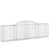  Lučne gabionske košare 5 kom 300x30x80/100 cm pocinčano željezo | shoptok.hr