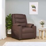  Električni naslanjač rjavo umetno usnje, (20927885) | Shoptok.si