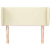  Vzglavje z ušesi krem 93x23x78/88 cm umetno usnje, (20736463) | Shoptok.si