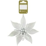  ukrasi za božićno drvce (bijele boje, plastika) | shoptok.hr