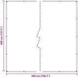  Pokrivalo za rastline Transparentno 4 x 5 m PE, (5000287619) | Shoptok.si