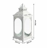 Dekorativna lanterna ROSEHILL 54,5 cm bela | Eponuda.com
