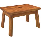  Pomoćni stolac 38 x 26 x 22 cm od masivnog bagremovog drva | shoptok.hr