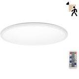  LED kupatilsko svetlo sa senzorom NIVERA LED/12W/230V IP54 prečnik 22,5 cm belo + daljinski upravljač | Eponuda.com