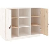  Komoda bela 100x40x75 cm trdna borovina, (20654395) | Shoptok.si