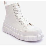 Big Star Leather Quilted Lace-up Sneakers Cene
