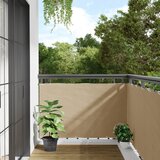 Balkonska Zaštita Oxford Tkanina Bež 90x600 cm Cijene