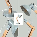  Brilagi - Stona lampa FOCUS 1xE27/40W/230V siva | Eponuda.com