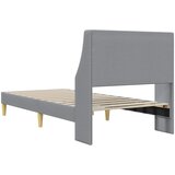  Krevetna konstrukcija Svijetlo siva 90 x 200 cm tkanina | shoptok.hr
