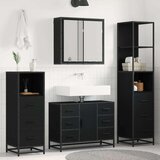 vidaXL set namještaja za kupaonicu 3 pcs crni hrast 80 x 33 x 60 cm Cijene
