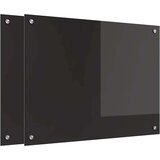 vidaXL Kuhinjski zaštita Crna 80 x 60 x 0.8 cm | shoptok.hr