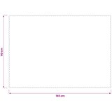  Tkanina za stol Pravokutni Svjetlosiva 110 x 140 cm | shoptok.hr