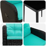  Set stolića za sofu s jastukom s jastukom 5 pcs | shoptok.hr