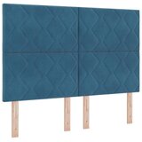  Uzglavlje Tamno plava 144 cm Baršun - Tamno plava 140 cm Visoki uzglavlje | shoptok.hr
