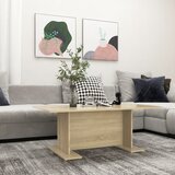 vidaXL Klubska mizica sonoma hrast 103,5x60x40 cm iverna plošča Cene