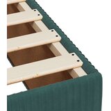 vidaXL Krevet s oprugama i madracem tamnozeleni 200x200 cm baršunasti | shoptok.hr