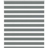 vidaXL Zebra senčilo temno sivo 120x150 cm tkanina širina 115,9 cm | Shoptok.si