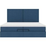  Otomanski okvir kreveta s madracima plavi 200x200cm tkanine | shoptok.hr