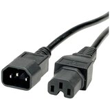 Value napajalni kabel IEC320/C14 moški - C15 ženski\, črn\, 0\,5 m 19.99.1120 hladne naprave priključni kabel črna 0.50 m, (20414626) | Shoptok.si