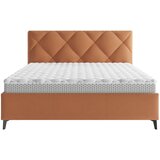 Boxxx OBLAZINJENA POSTELJA 160 cm x 200 cm , tekstil opečnato rjava | Shoptok.si
