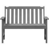 vidaXL klop za vrt svetlo siva 120 cm HDPE | Shoptok.si