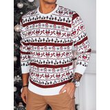 DStreet Sweter męski świąteczny biały Cene