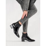 Shelvt Women's black Chelsea boots with an almond toe | shoptok.hr