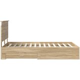  Konstrukcija postelje Sonoma hrast 120 x 200 cm Konstruiran les, (5000104214) | Shoptok.si