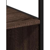 vidaXL Kopalniška omarica rjavi hrast 35x37,5x166 cm inženirski les | Shoptok.si