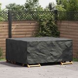 vidaXL Prevleka za zunanje pohištvo Črna 200 x 165 x 80 cm 210D | Shoptok.si
