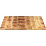 Stolna ploča 110x80x2,5 cm pravokutna masivno grubo drvo manga | shoptok.hr